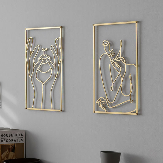 Abstract Art Duo